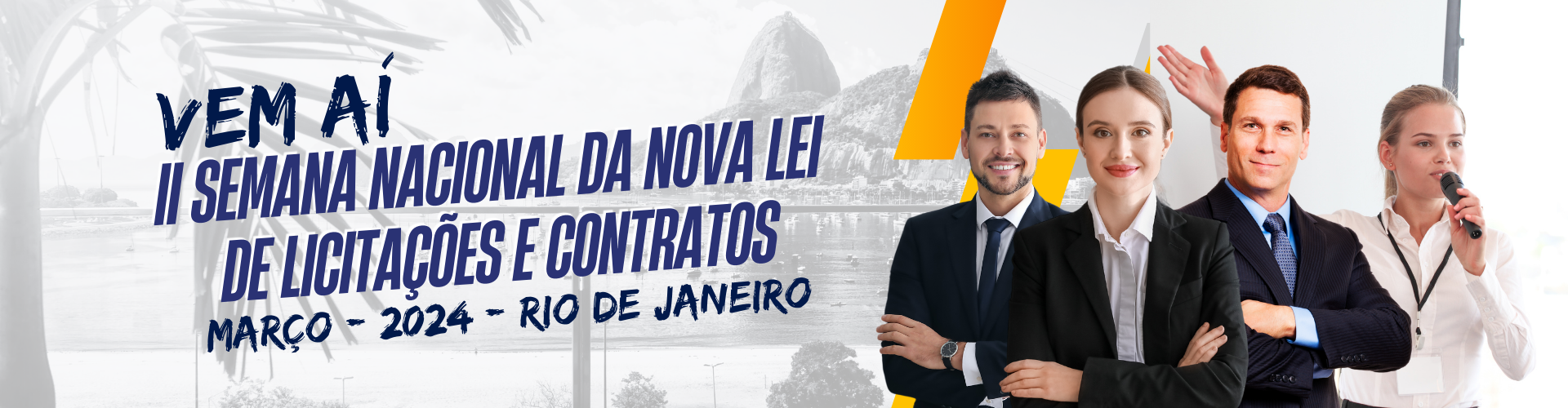 II Semana Nacional da Nova Lei de Licitações e Contratos - Banner