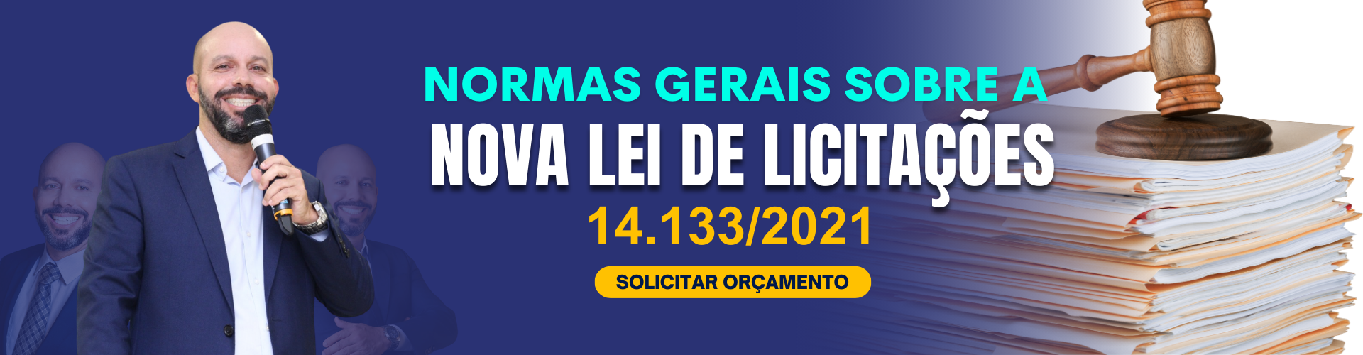 Normas Gerais Sobre a Nova Lei de Licitações - Banner