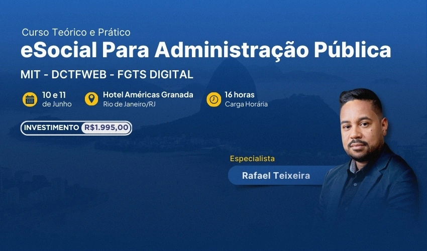 Curso de eSocial para Administração Pública - Rio de Janeiro/RJ
