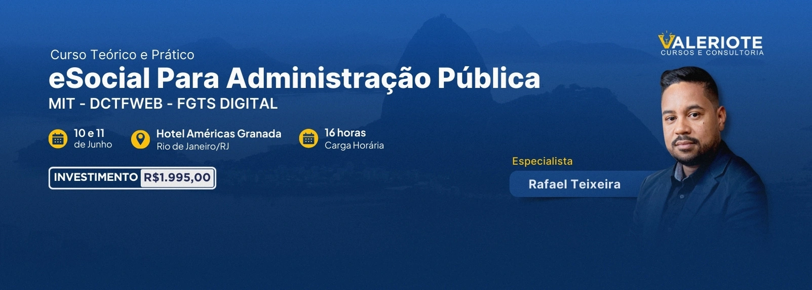 Curso de eSocial para Administração Pública - Rio de Janeiro/RJ