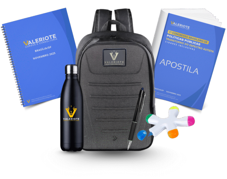 Kit do Participante - Congresso Brasileiro de Políticas Públicas para Cidade Inclusiva com foco em Autismo - Brasília DF