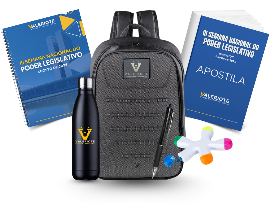Kit do Participante da III Semana Nacional do Poder Legislativo - Brasília - DF