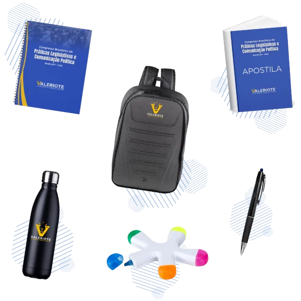 Kit do Participante - Congresso Brasileiro de Práticas Legislativas e Comunicação Política - Brasília - DF