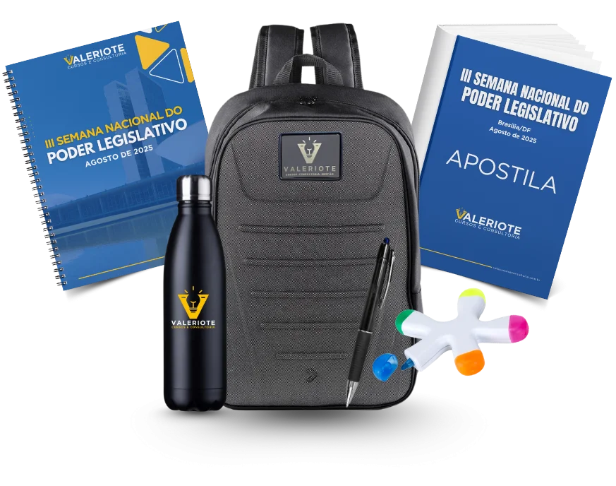 Kit do Participante da III Semana Nacional do Poder Legislativo - Brasília - DF